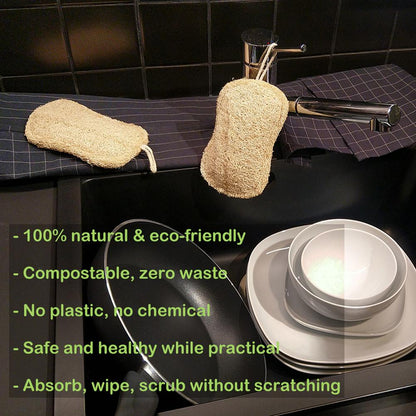 Natural Luffa Dish Washing Cloth