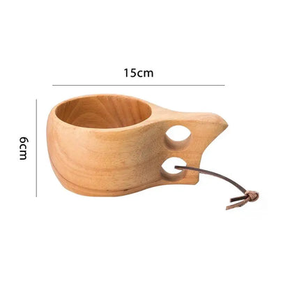 Portable Wooden Coffee Mug