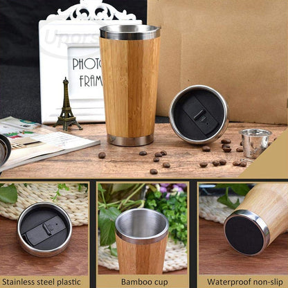 Bamboo Coffee Travel Mug